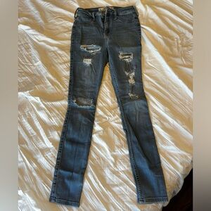 Hollister: curvy high-rise jean leggings, size: 1S. W25/L26